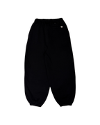 black baggy sweatpants