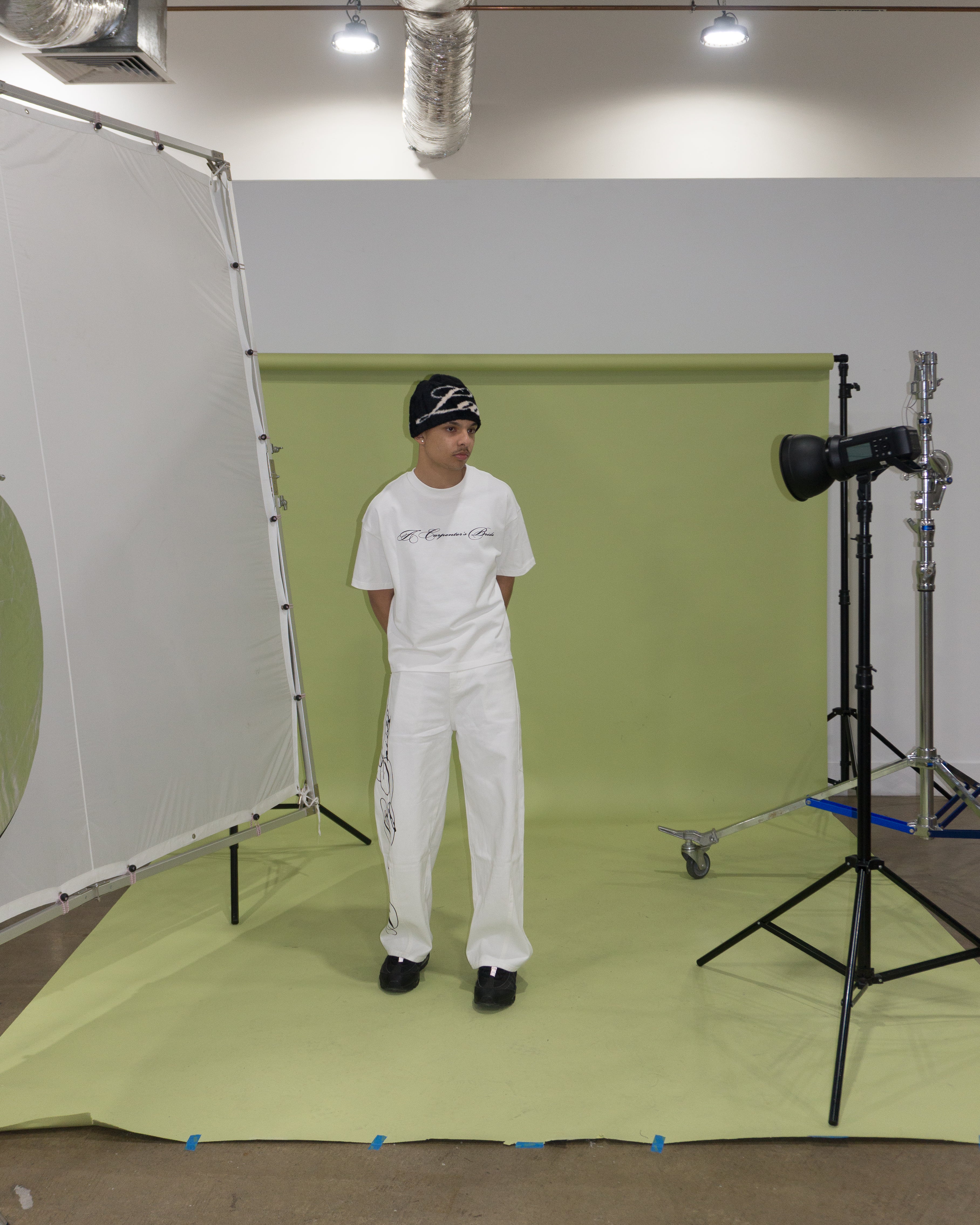 the lamb faux mink beanie