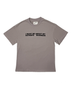 about my father's business tee - stone
