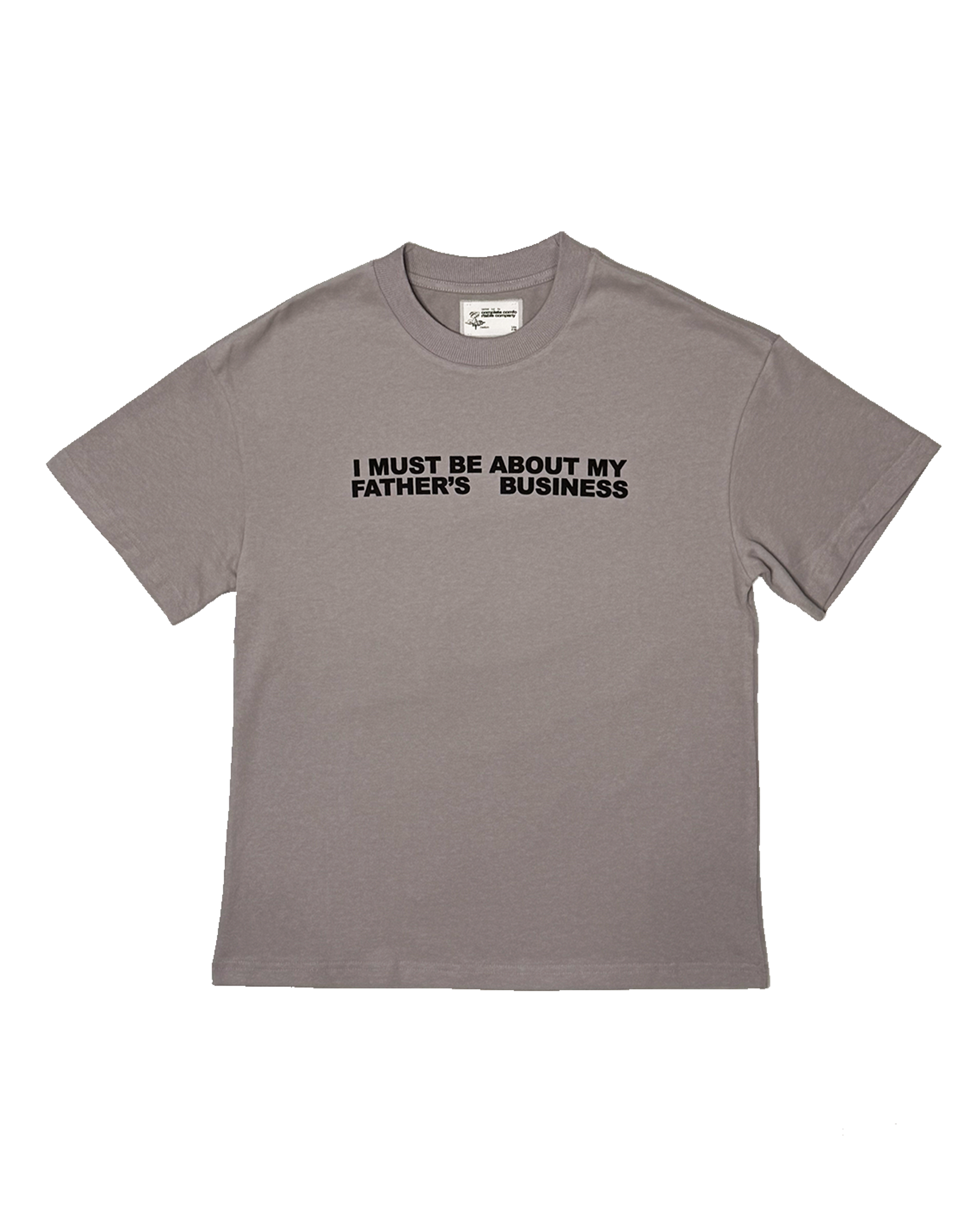 about my father's business tee - stone