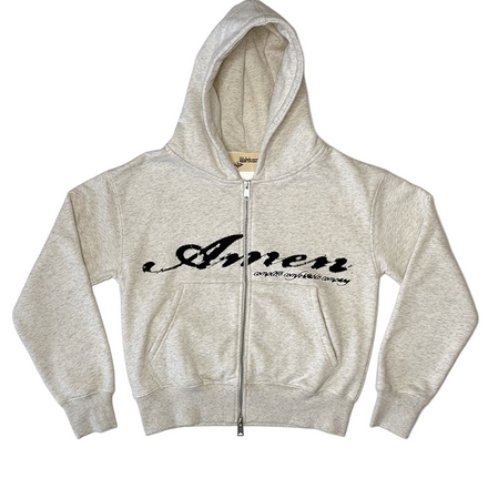 amen zip up hoodie