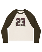 psalm 23 - raglan cream green