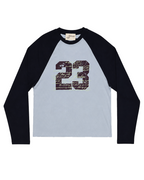 psalm 23 - raglan blue