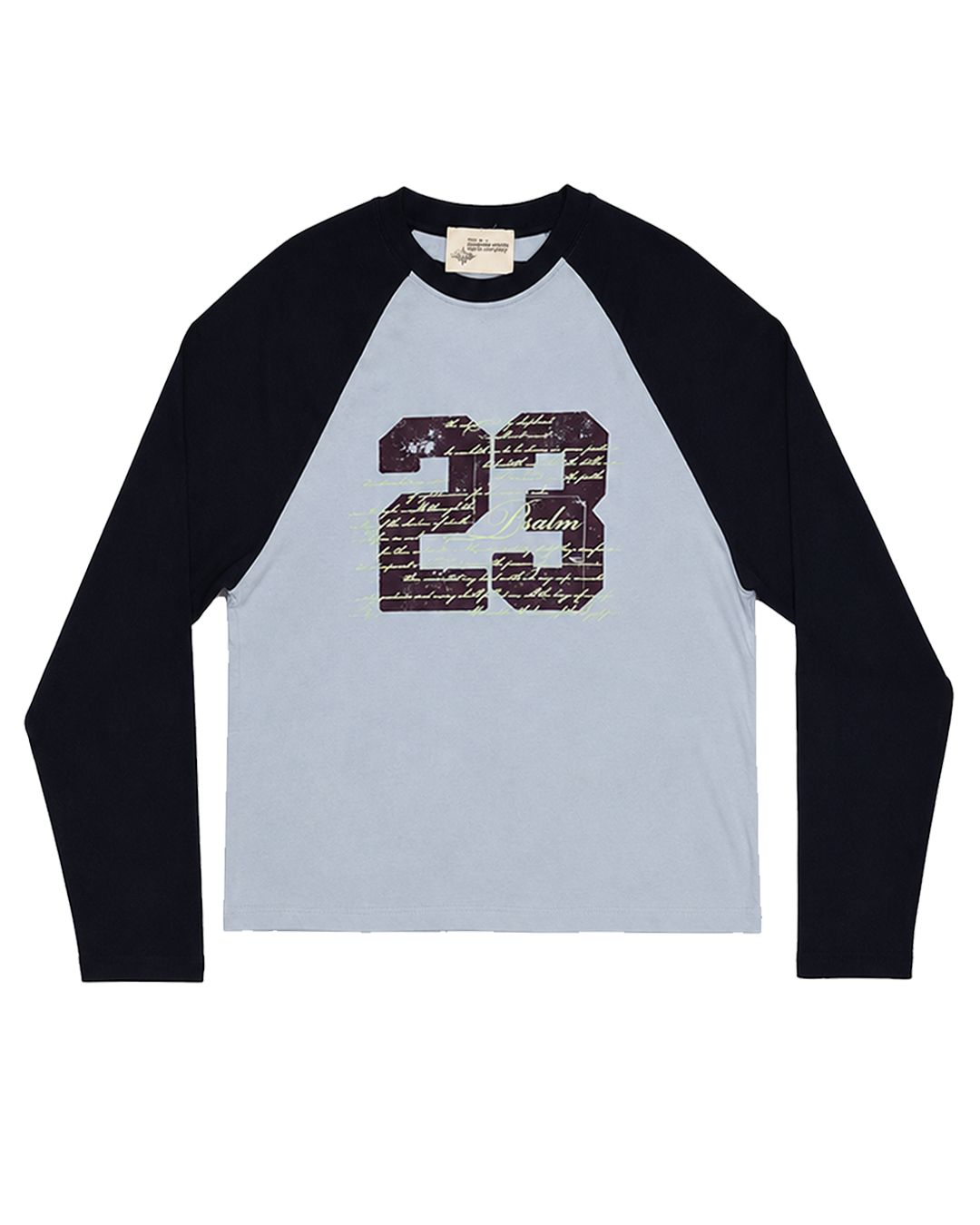 psalm 23 - raglan blue